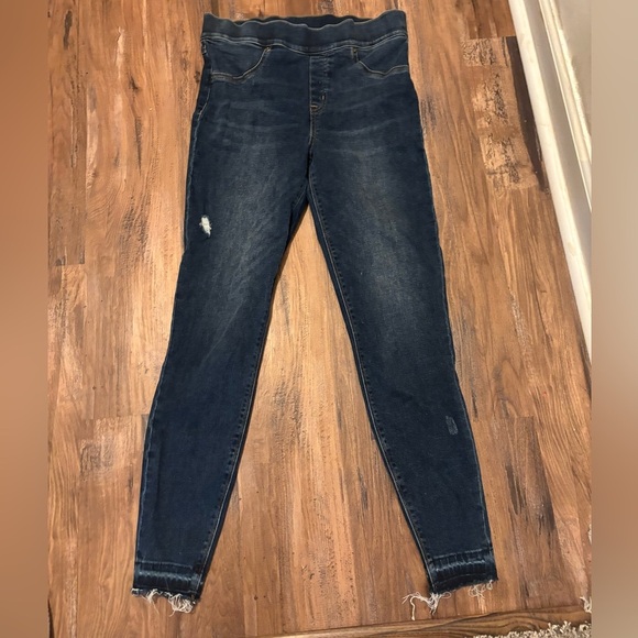 SPANX Denim - SPANX Ankle Jeggings - Dark Wash